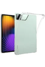 Newface Xiaomi Pad 7 Pro Kılıf Anti Şeffaf Tablet Silikon - Şeffaf - Görsel 2