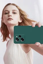 Newface Xiaomi Poco X5 Pro 5G Nano içi Kadife Silikon - Gri - Görsel 2
