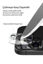 Newface Xiaomi Redmi Note 13 Pro 4G Kamera Lens Koruma Cam - Görsel 3