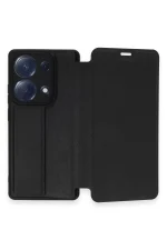 Newface Xiaomi Redmi Note 13 Pro 4G Kılıf Flip Cover - Siyah - Görsel 6