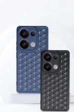 Newface Xiaomi Redmi Note 13 Pro 4G Kılıf Petek Silikon Kapak - Lila - Görsel 3