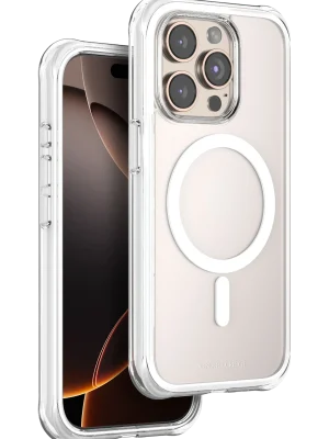 Onegif Apple iPhone 15 Pro Max Hulk Magsafe Kapak - Beyaz