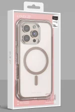 Onegif Apple iPhone 15 Pro Max Hulk Magsafe Kapak - Beyaz - Görsel 5