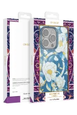 Onegif iPhone 14 Flower Series Magsafe Kapak - Siyah - Görsel 4