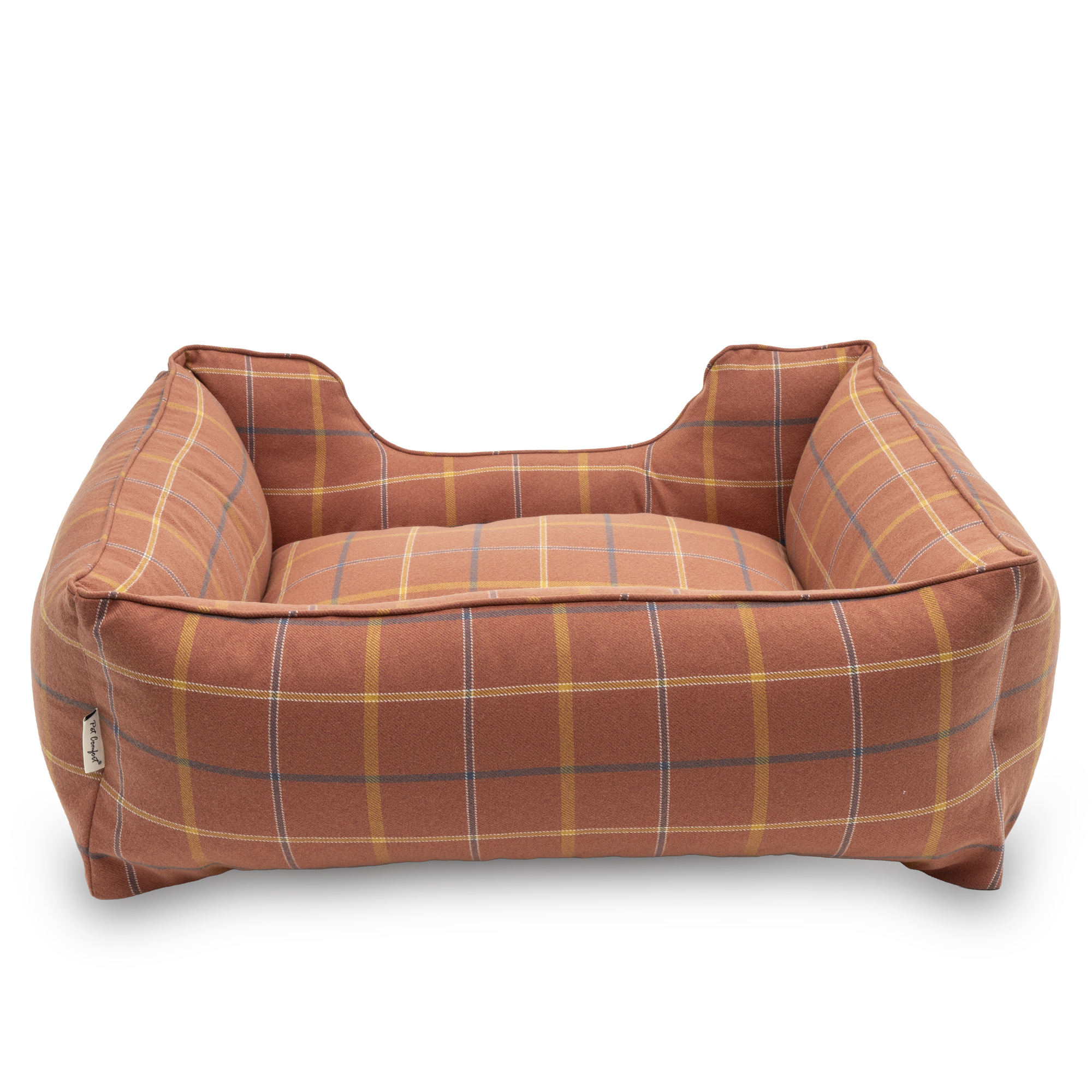 Pet Comfort  Alpha Ortopedik Kiremit Rengi Köpek Yatağı S 60x50cm - Görsel 3
