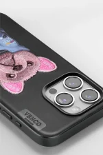 Venco iPhone 11 Cute Desenli Kapak - Siyah - Görsel 3