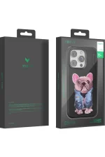 Venco iPhone 11 Cute Desenli Kapak - Siyah - Görsel 5