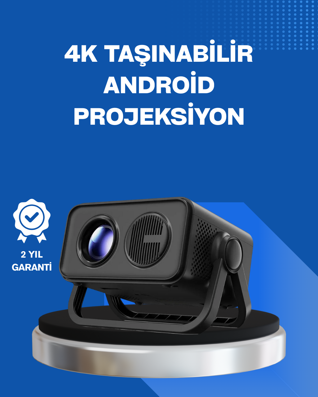 1210099_2-7.png Android TV 11 İşletim Sistemli Elektrikli Odaklama Projektör - Görsel 1