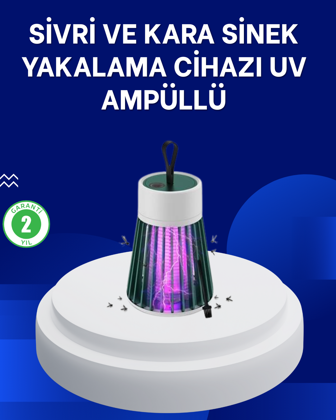 1210538_3-113.png 2’si 1 Arada LED Işıklı Elektrikli Böcek Öldürücü - Görsel 1