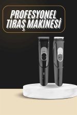 Lazer Epilasyon Öncesi Kısaltma Şarjlı Saç Sakal Tıraş Makinesi Ense Kesme Makinesi - Görsel 2