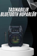 Yeni Nesil Bluetooth Hoparlör USB TF Kart Girişli Çoklu Bağlantı - Görsel 2