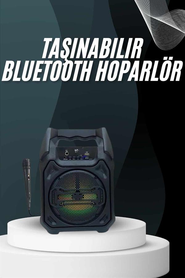 Compressed by jpeg-recompress Yeni Nesil Bluetooth Hoparlör USB TF Kart Girişli Çoklu Bağlantı - Görsel 2