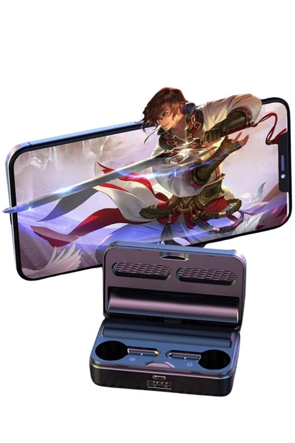 Compressed by jpeg-recompress Yeni Nesil Kablosuz Kulaklık Aynalı Powerbank Özellikli Bluetooth Bağlantılı Dijital Göstergeli - Görsel 4