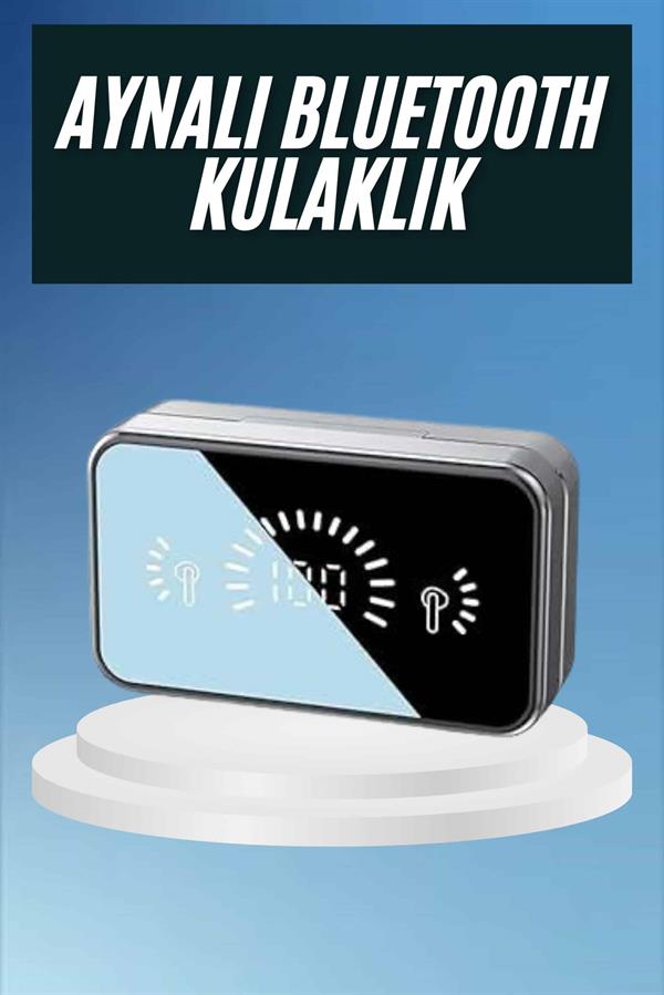 Compressed by jpeg-recompress Powerbankli Bluetooth Kulaklık Yüksek Ses Aynalı Çift Dijital Gösterge Ekranı - Görsel 2