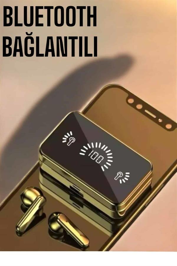 Compressed by jpeg-recompress Aynalı Bluetooth Kulaklık Telefon Standlı Dijital Göstergeli - Görsel 5
