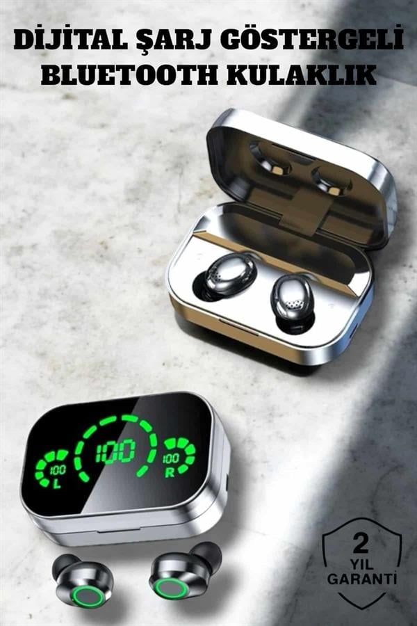 1214081_bluetooth-kulaklik-cift-telefon-desteg-8e6f-6.jpg Bluetooth Kulaklık Çift Telefon Desteği ve Suya Dayanıklı Powerbankli - Görsel 2
