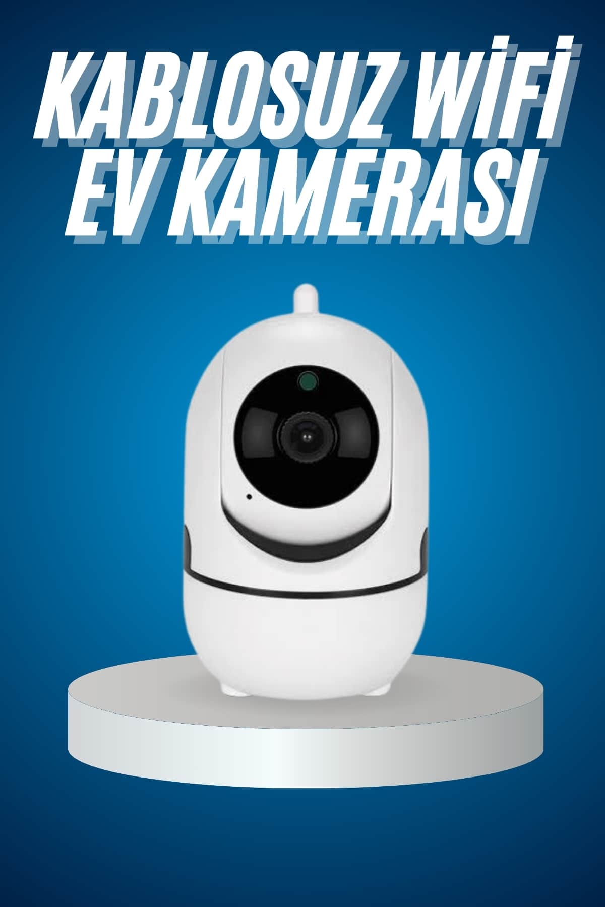 1214677_11-204.jpg Mini IP Kamera Hareketli Güvenlik Kamerası Kablosuz Wifi Kamera Mikrofonlu - Görsel 1