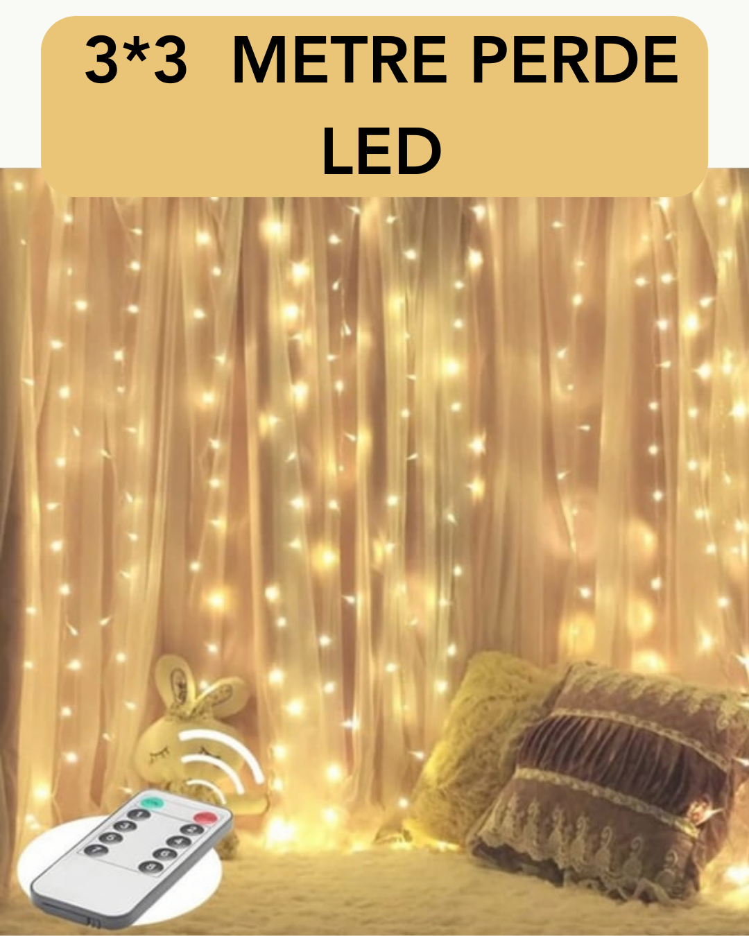 1216591_1-47.png 3x3 Metre Perde LED Işık – Parti ve Bahçe Dekorasyonu - Görsel 1