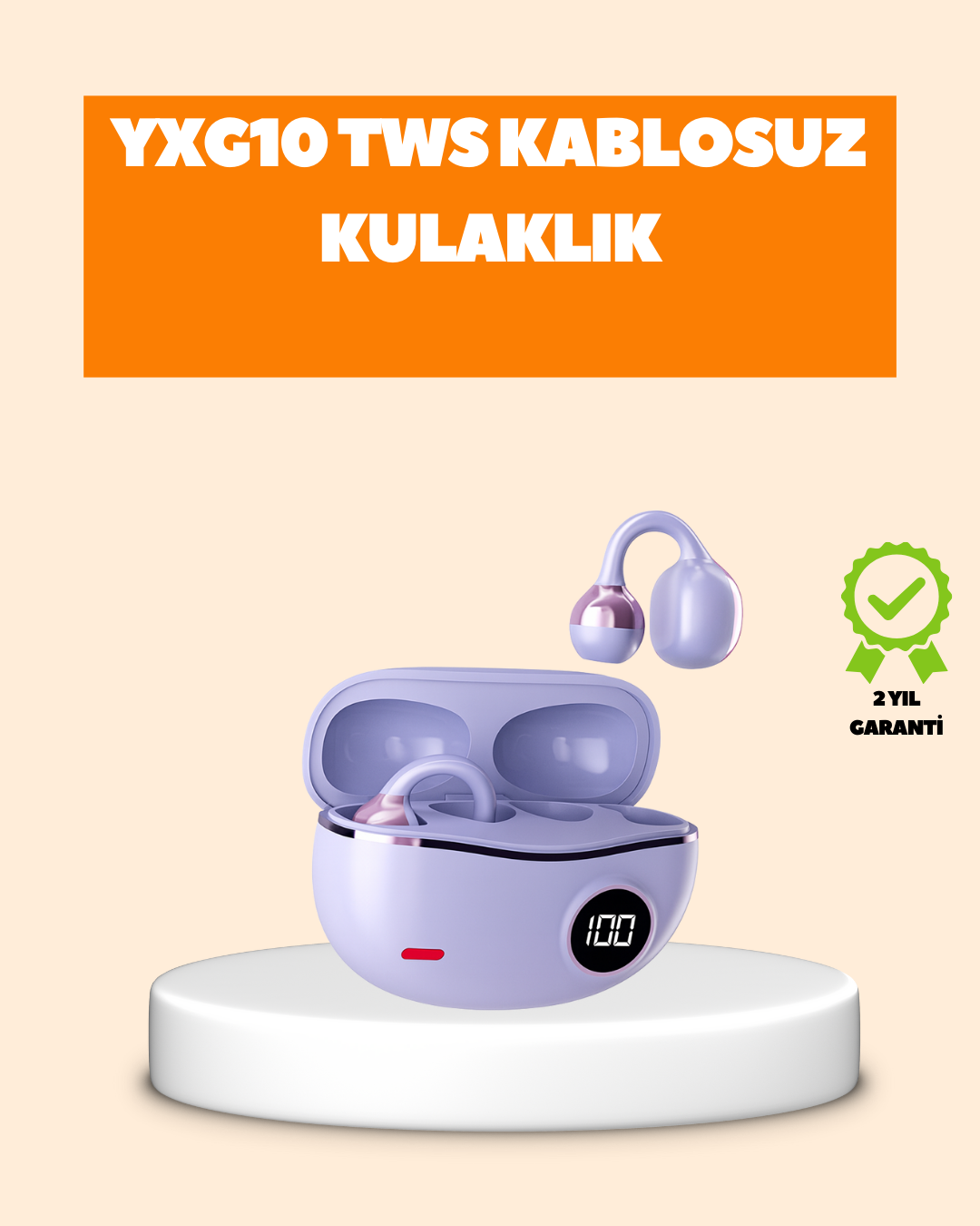 1238081_3-93.png YXG10 Klipsli Açık Kulaklık – Spor İçin Uygun, APTX Ses, Ergonomik Yapı - Görsel 1