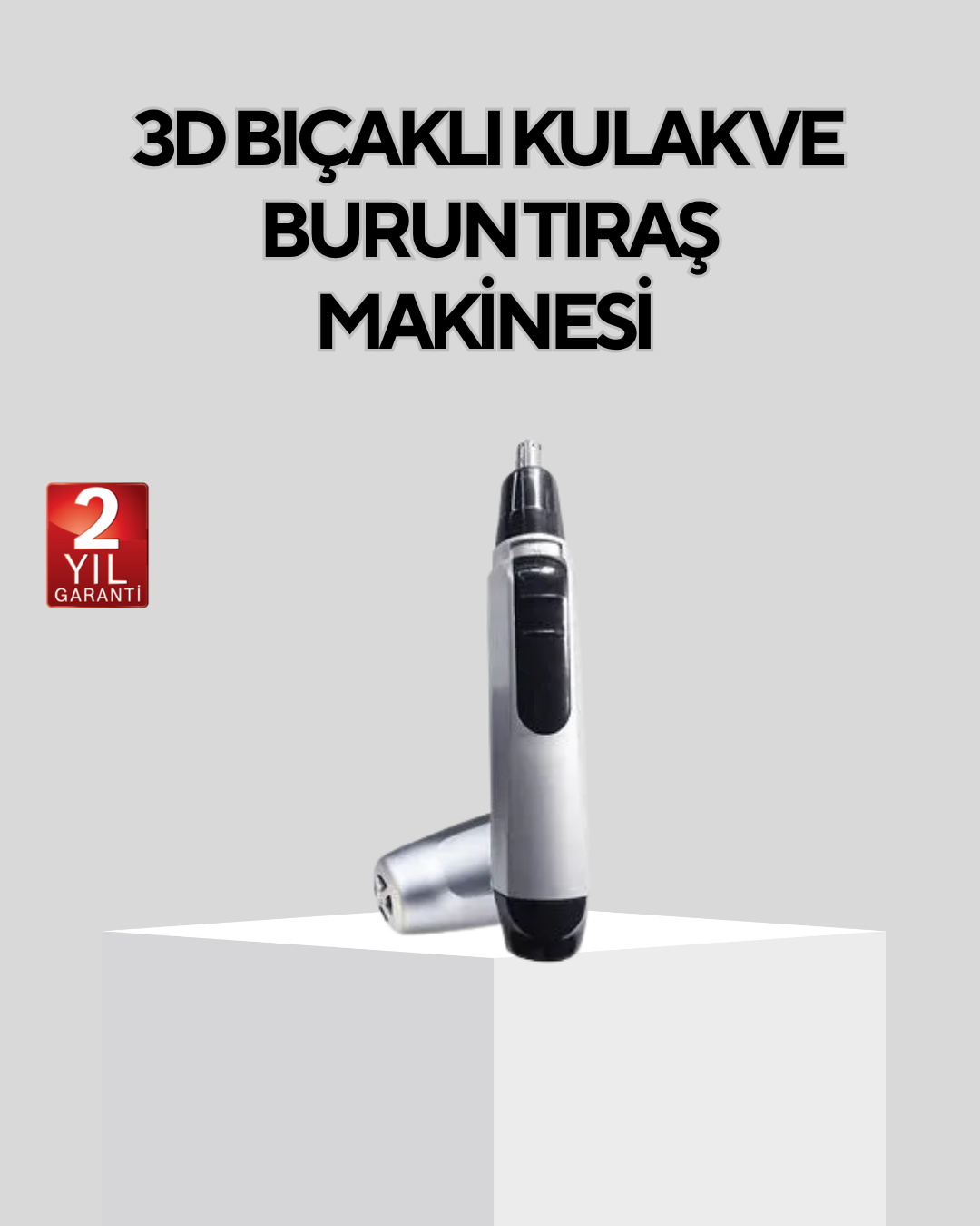 1239230_3-16.png Burun Kulak ve Kaş Tıraş Makinesi 3D Keskin Bıçaklı Pil ile Çalışan - Görsel 1