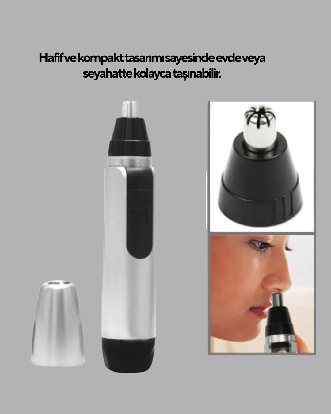 1239230_4-16.png Burun Kulak ve Kaş Tıraş Makinesi 3D Keskin Bıçaklı Pil ile Çalışan - Görsel 2