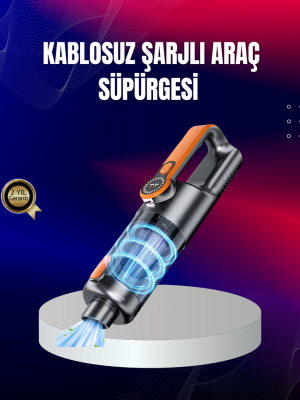 Taşınabilir Şarjlı El Süpürgesi Çok Yönlü Temizlik 5 Başlıklı Numaratör Hediyeli