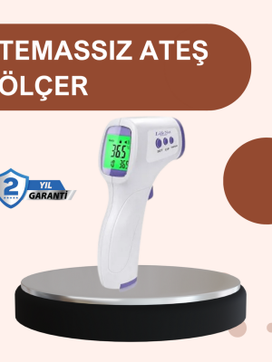Temassız Dijital Ateş Ölçer Büyük Ekranlı Hızlı Okuma