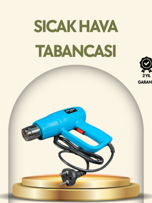 2000W Profesyonel 2 Kademeli Isı Tabancası Sıcak Hava Üfleme