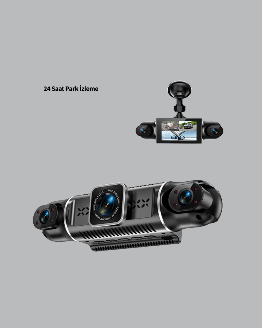 1243796_10-1.png GPS’li 4 Kameralı Araç İç Dış Kayıt Sistemi 1080P WiFi Destekli - Görsel 5