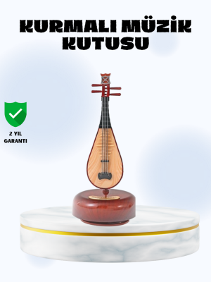 Enstrüman Şeklinde Müzik Kutusu Lüt Tasarım Melodious Music