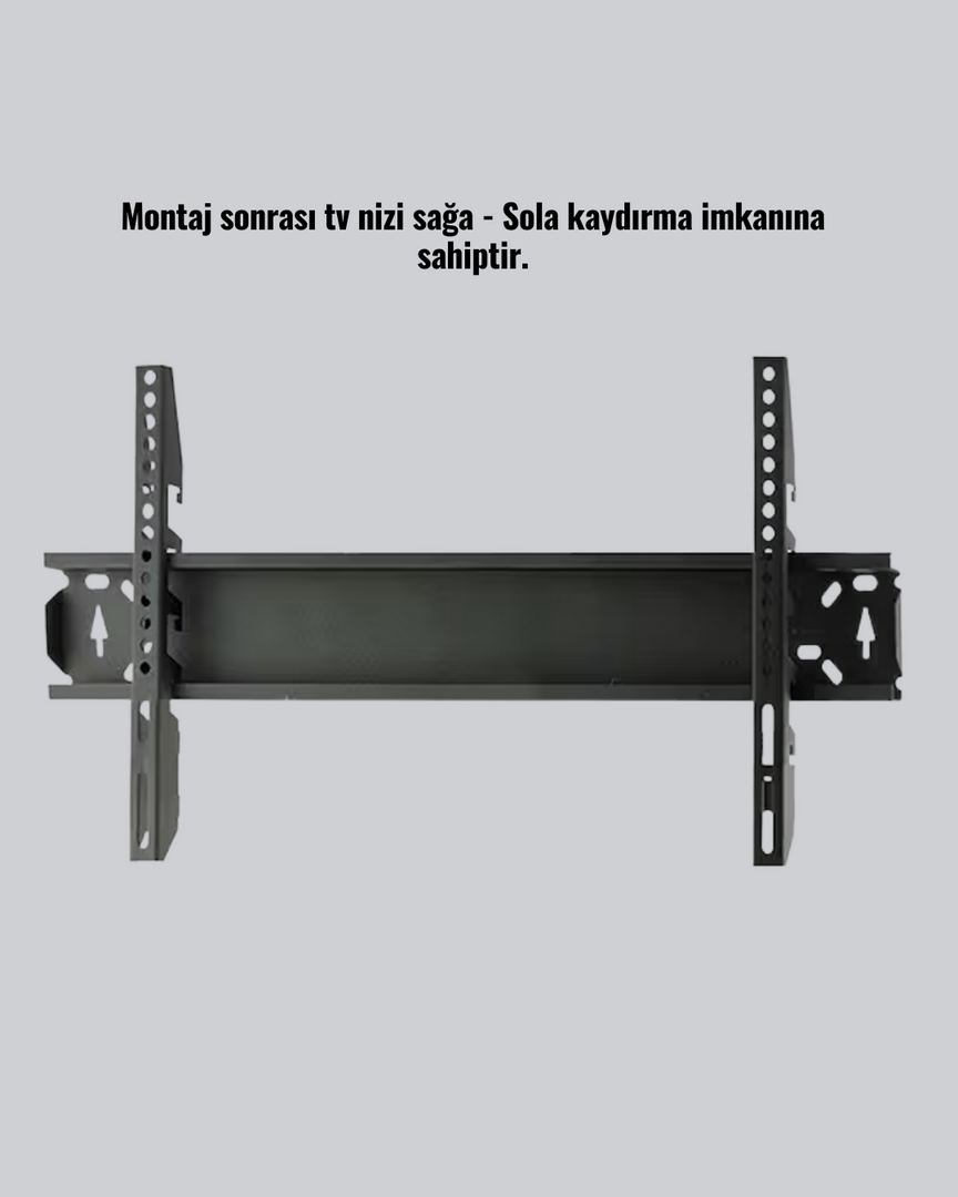 1244098_8-20.png 32-65” TV Duvar Askı Braketi 75 kg Kapasiteli Anti Statik Boya - Görsel 3