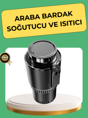 Isıtma Soğutma Özellikli Araç Bardaklığı Çakmak Girişli Akıllı
