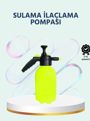 Basınçlı El Pompası 2 Litre Bakır Nozul Ayarlı Jet ve Dağınık Atım