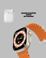 Watch 9 Max Akıllı Saat 45 mm Geniş Ekran Kulaklık Seti - Görsel 3