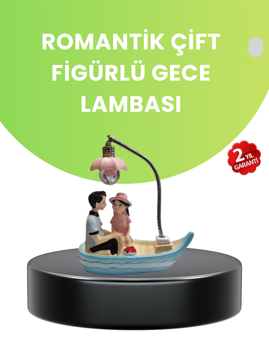 1247289_6-80.png Oturan Çift Figürlü LED Masa Lambası Romantik Hediye - Görsel 1