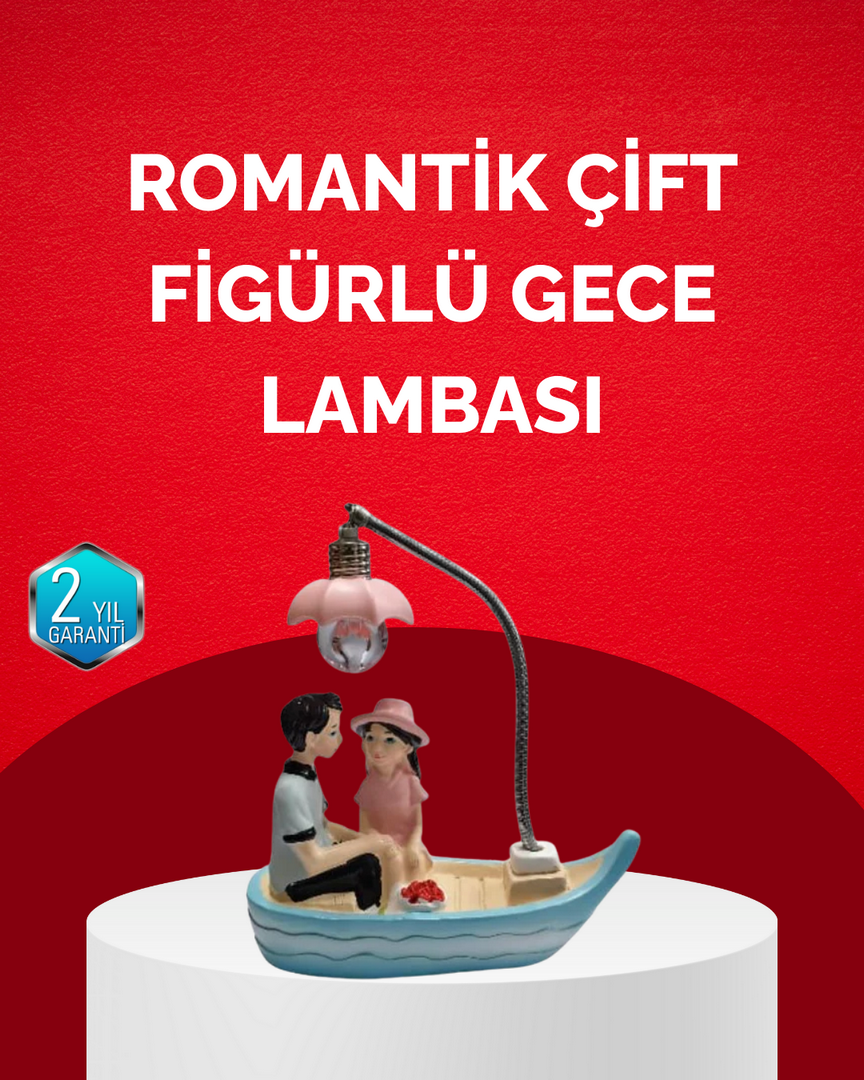 1247290_4-83.png Sevgililer Günü İçin Romantik Çift Figürlü Dekoratif Gece Lambası - Görsel 1