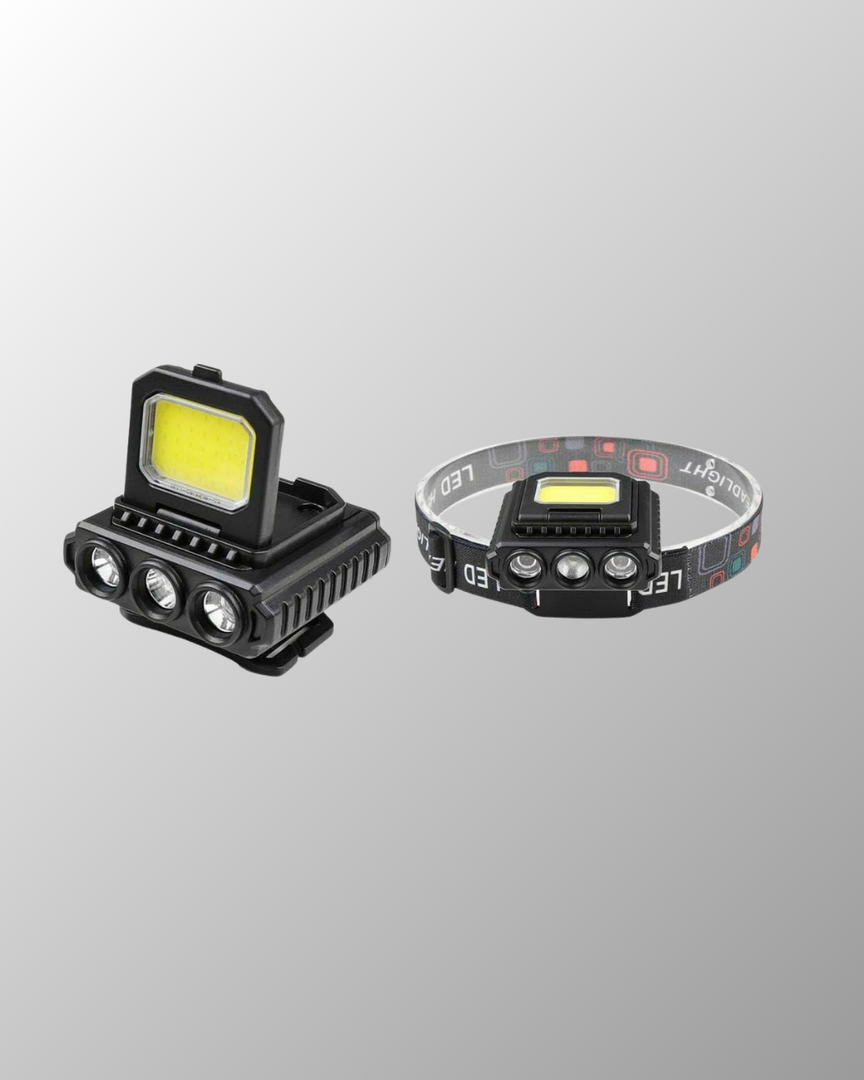 1247496_9-84.png Şarjlı LED Kafa Lambası 800 Lumen COB XPE Ayarlanabilir Başlıklı - Görsel 4