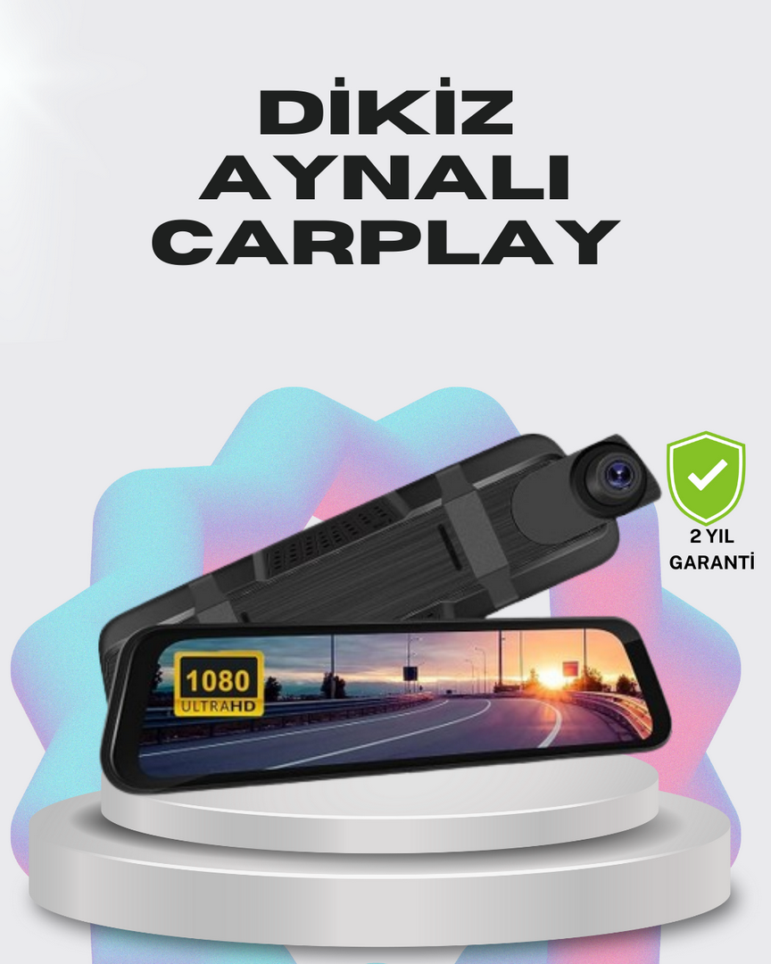 1247621_5-103.png 1080P Çift Kameralı Dokunmatik Dikiz Aynası G Sensörlü - Görsel 1