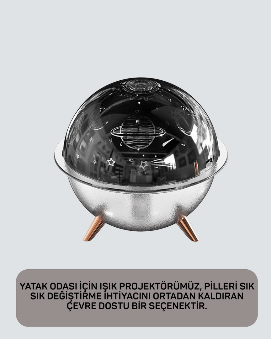 1247785_10-109.png USB Şarjlı Uzay Temalı Işık Projektörü Hava Nemlendirici - Görsel 5