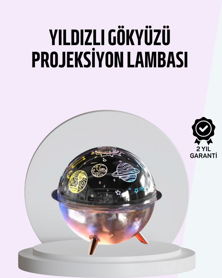 1247785_4-115.png USB Şarjlı Uzay Temalı Işık Projektörü Hava Nemlendirici - Görsel 1