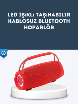 TF Kart ve AUX Destekli IPX6 Suya Dayanıklı Bluetooth Hoparlör