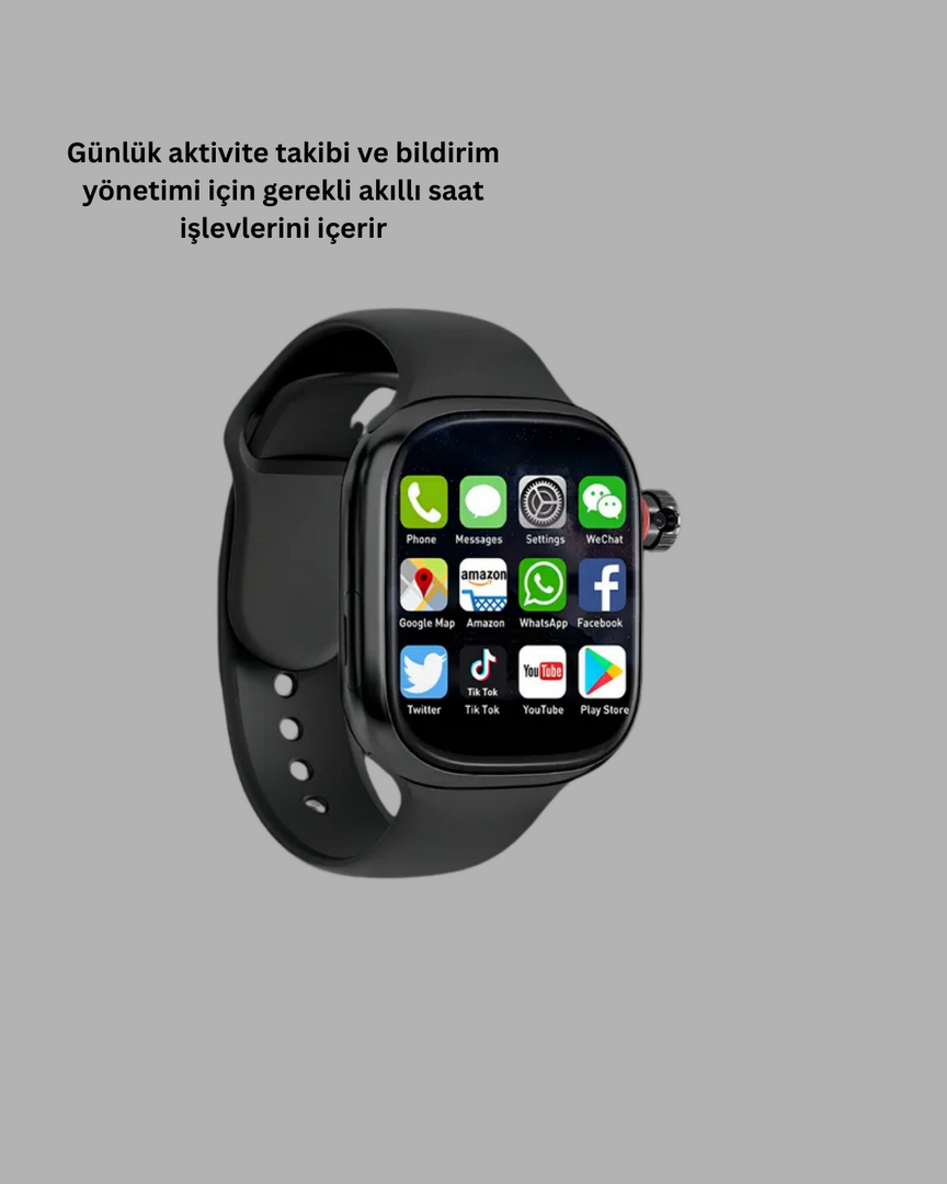 1247951_8-115.png Adımsayar ve Nabız Ölçerli SIM Kartlı Akıllı Saat - Görsel 3