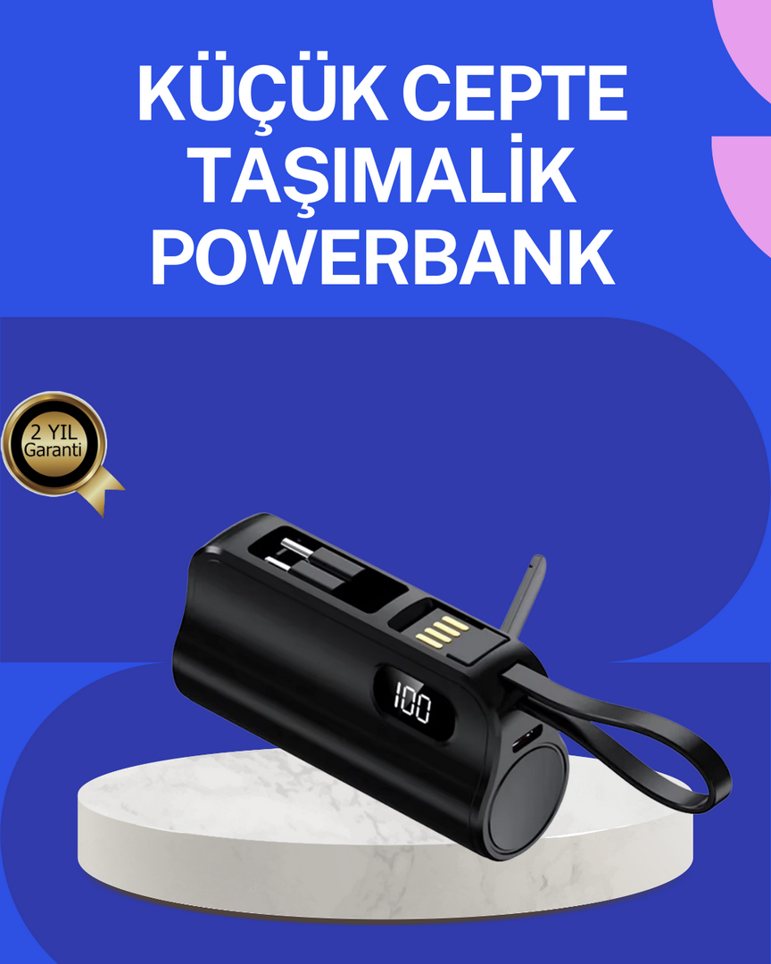 1247972_2-142.png PD 20W Hızlı Şarjlı Kablolu Kablosuz Kullanım Powerbank - Görsel 1