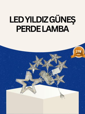 İç Mekan Uyumlu Yıldız Peri Led Perde 3x3 Metre