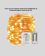 Zaman Ayarlı 8 Modlu Günışığı Perde Led Işık USB Çalışma - Görsel 5