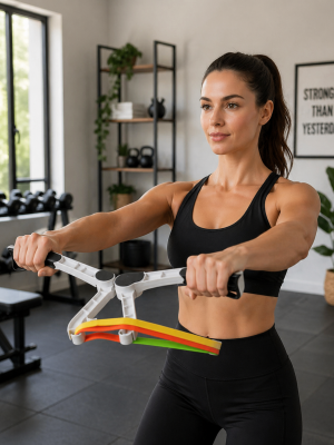 Direnç Bantlı Kol Göğüs Omuz Egzersiz Aleti Evde Fitness Seti