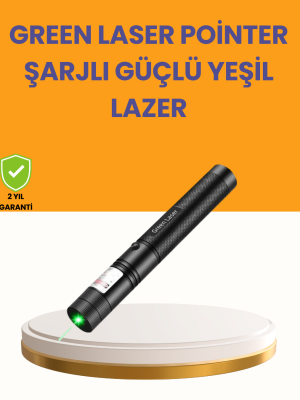 5000mW Yeşil Lazer Pointer Profesyonel Uzun Menzilli