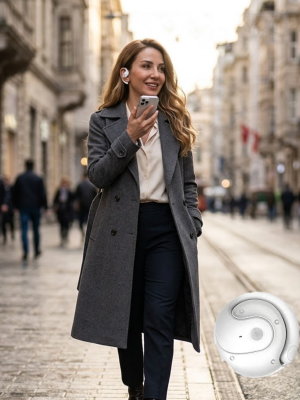 Kablosuz Kulaklık Bluetooth 5.4 Uzun Pil Ömrü ve Dokunmatik Kontrol Özellikli