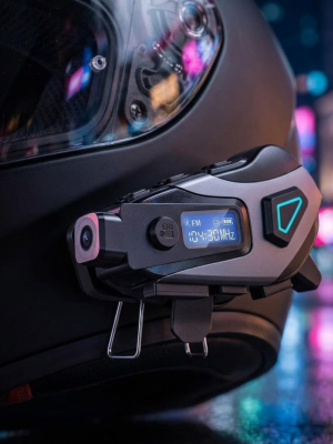 Kask İçi Bluetooth Kulaklık Kamera Özellikli Uzun Pil Ömrü ve Su Geçirmez
