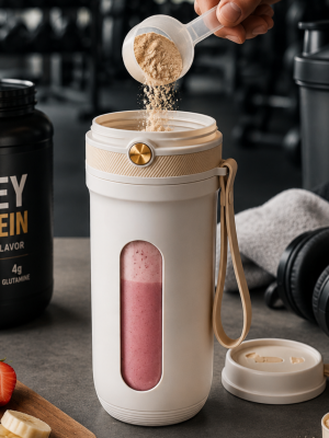 Taşınabilir Şarjlı Blender Smoothie ve Buz Kırıcı Özellikli 350 ML